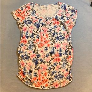Floral Maternity T-shirt